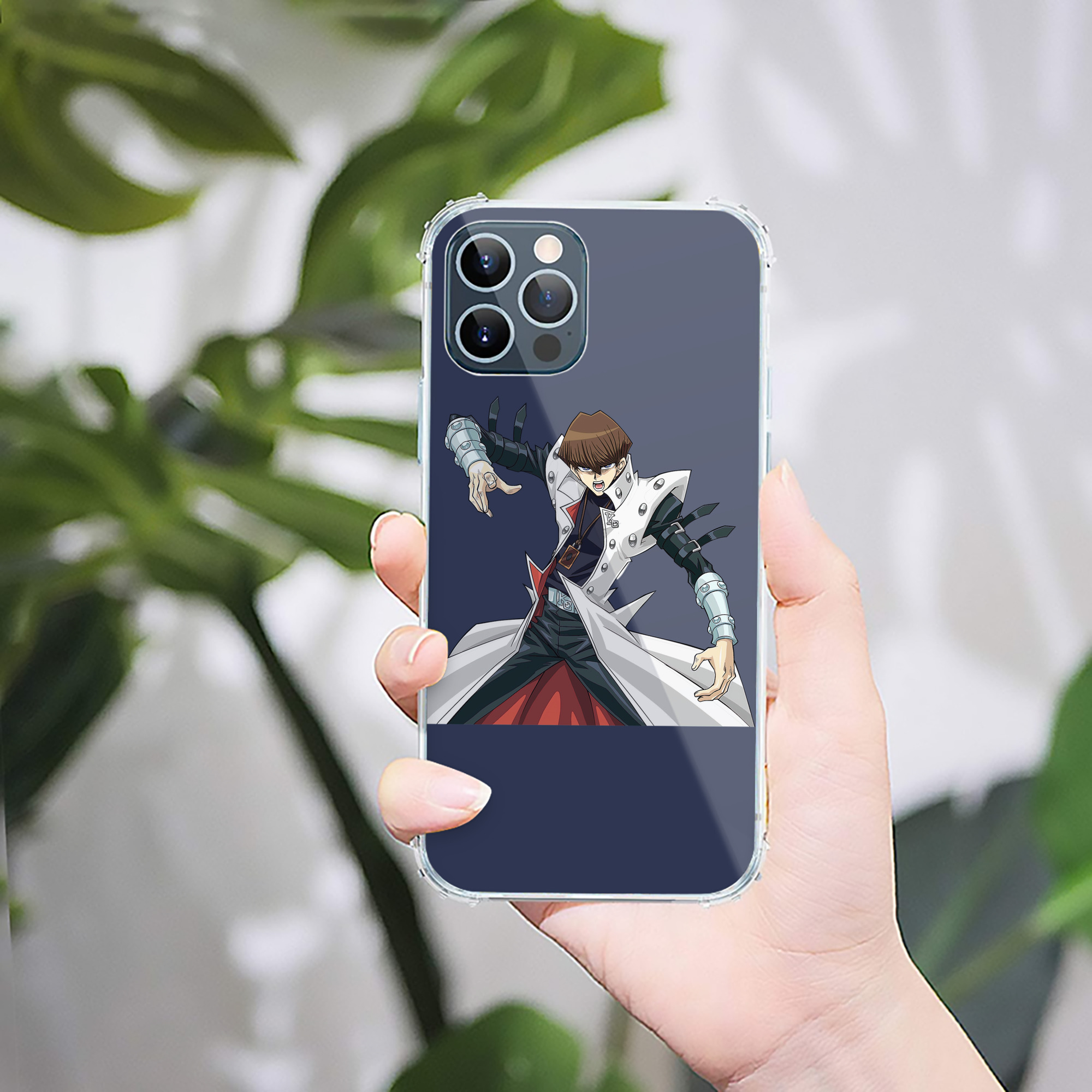 （画像用） 遊☆戯☆王 Yu-Gi-Oh! 【iPhone 12シリーズ対応】透明スマホケース（クリアソフトケース）